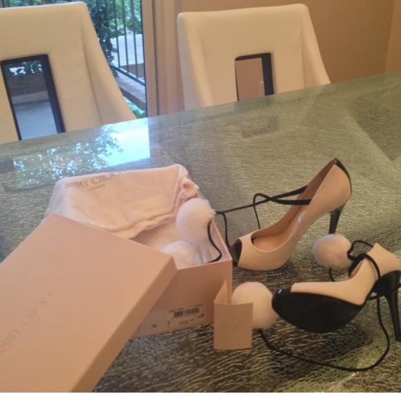 Jimmy Choos Faxon Off White Open Toe: Limited Edition - Picture 6 of 14